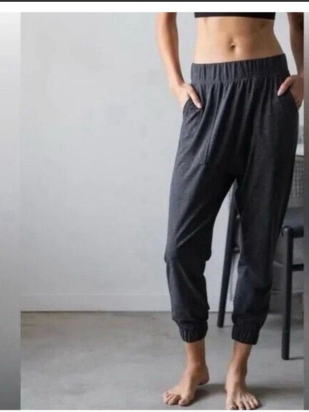 lunya Grey Relaxed Jogger Pajama Pants